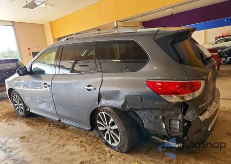 2016 Nissan Pathfinder S из США, поврежденный, VIN 5N1AR2MM5GC671834